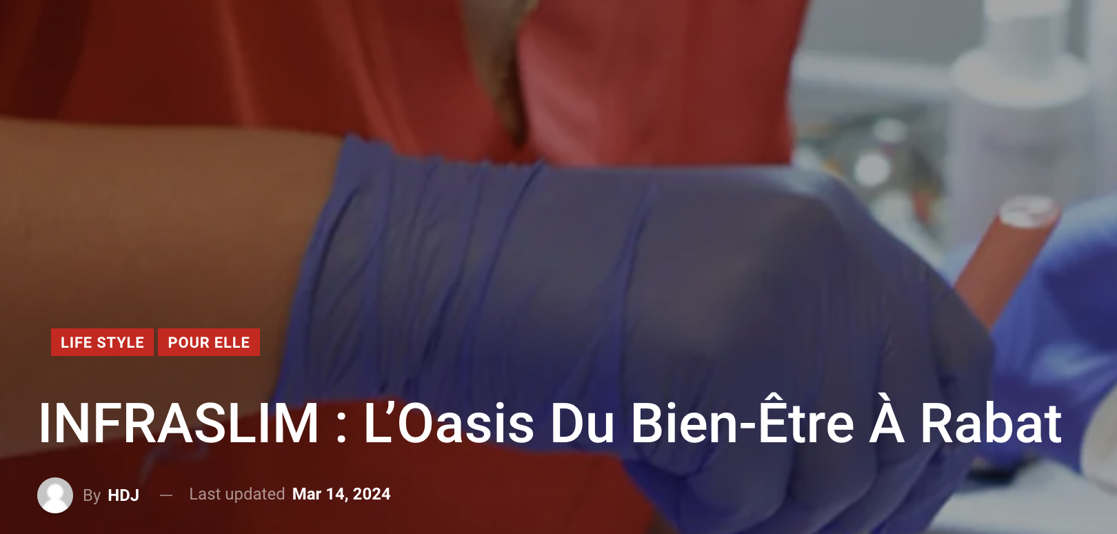 Heure du journal - Infraslim