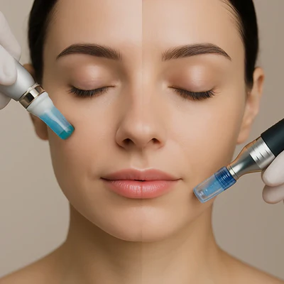 Microneedling ou Hydrafacial